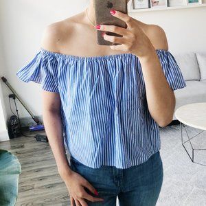 Zara Off the Shoulder Croptop